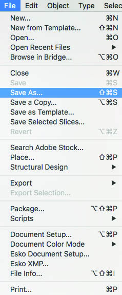 File Save As Button