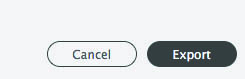 Cancel Export Button