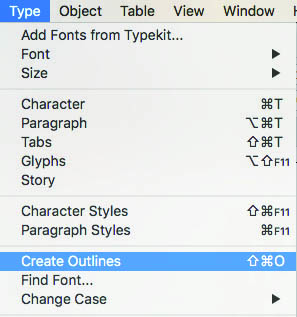 Choose Type Tool Dropdown