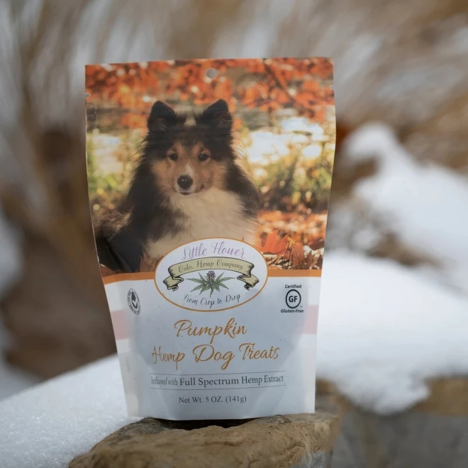 Pumpkin Hemp Dog Treat Packaging