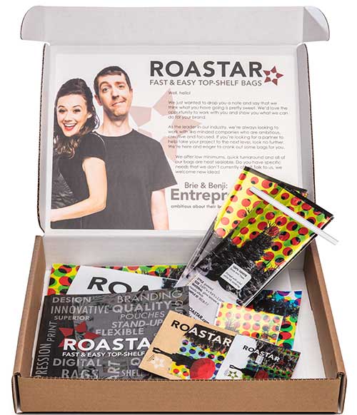 Free Sample Pack with Roastar design